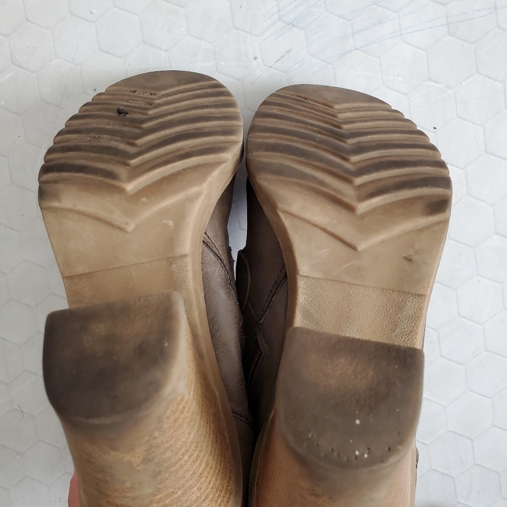 Mudd Gresham Brownish Gray Chunky Ankle Booties B… - image 8